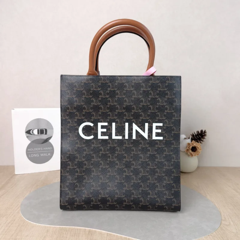 CELINE Crossbody Bag CABAS Monogram PVC Small 28.5 × 8 × 33 cm