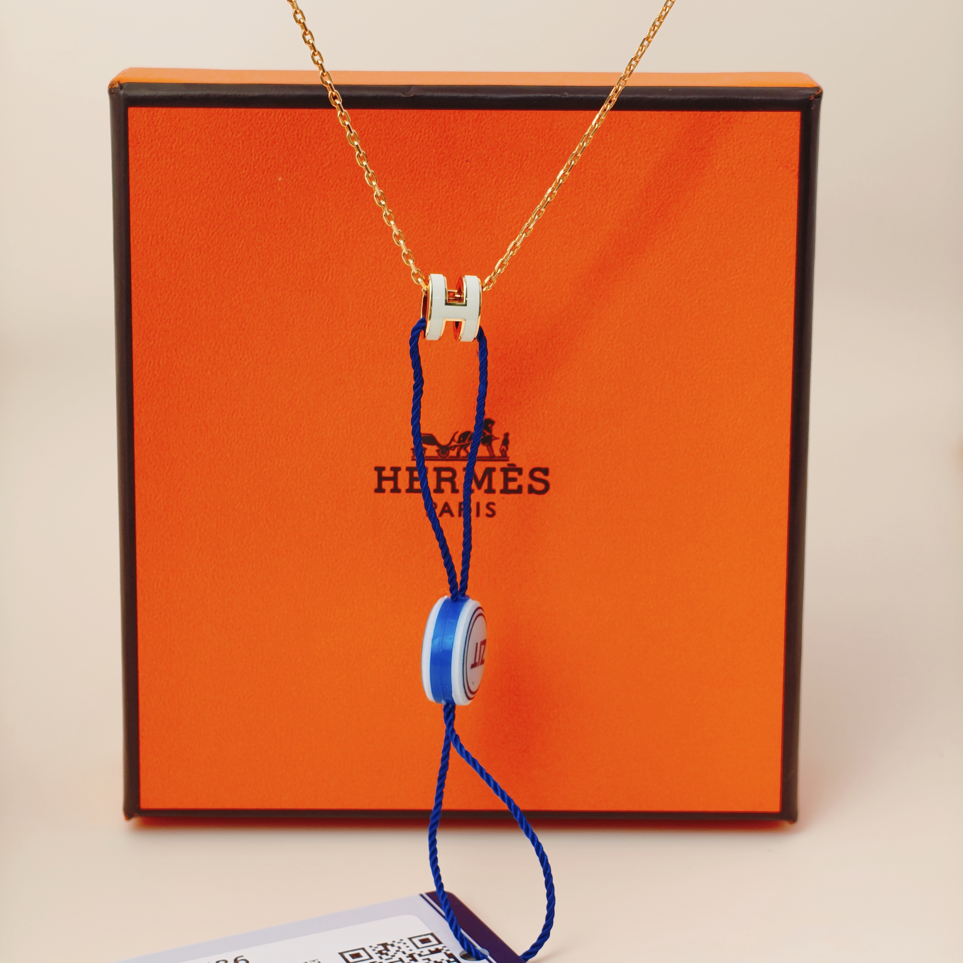 Hermès Necklace Pop HN ecklace White mini40cm — cover view 10 of 10