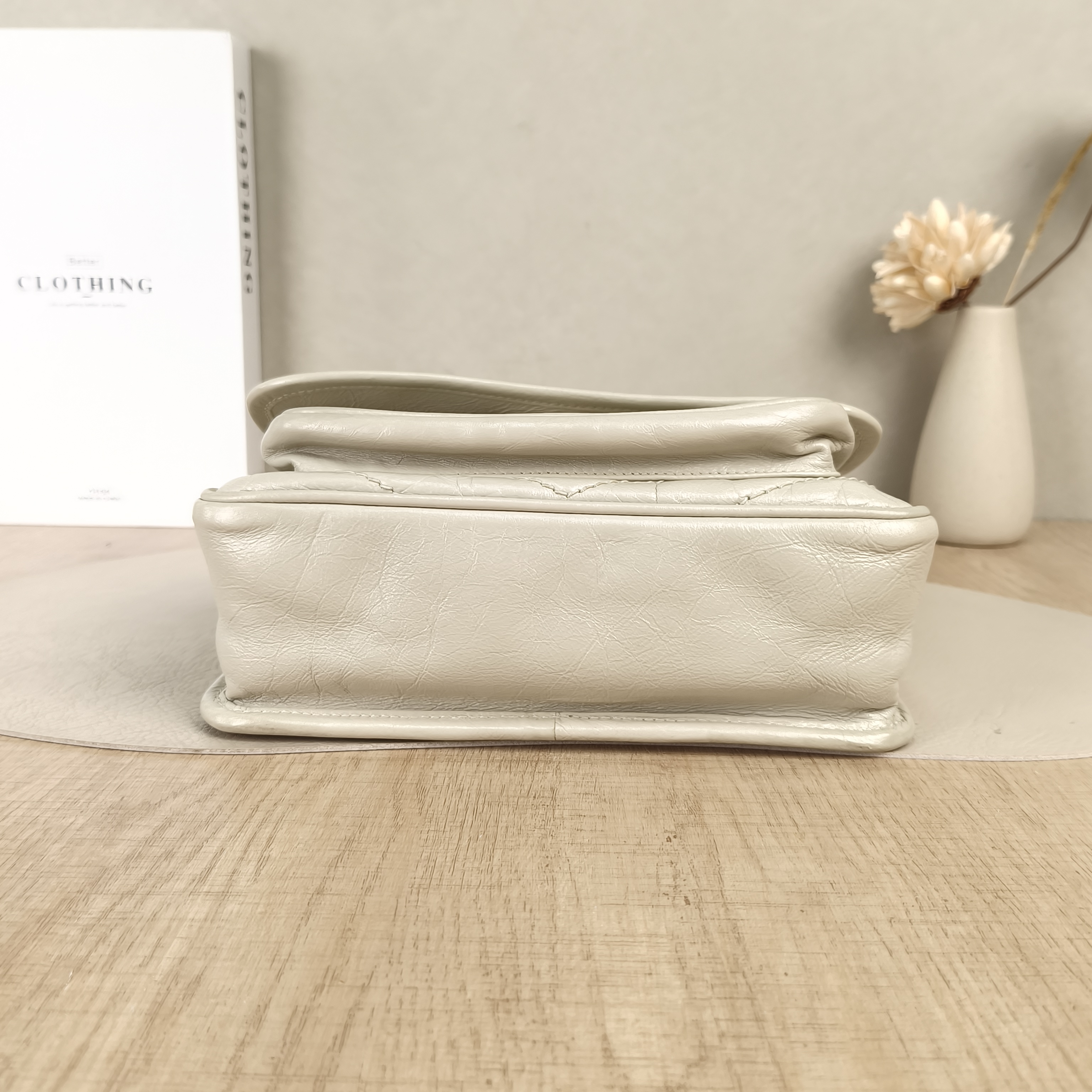 SAINT LAURENT Crossbody Bag Niki D Waxed Leather Calfskin Small21 × 7.5 × 16 cm — cover view 5 of 5