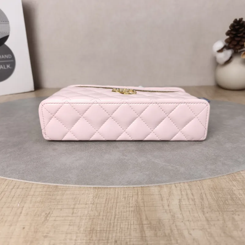 Chanel Crossbody Bag26c lp Vanity Case Bag Pink Calfskin One Size19.5 × 5 × 17 cm — cover view 6 of 6