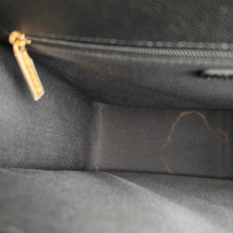 Chanel Backpack Backpack Black with Gold-Tone Hardware Grained Calfskin One Size 31 × 10 × 21 cm — detail view 2 of 14