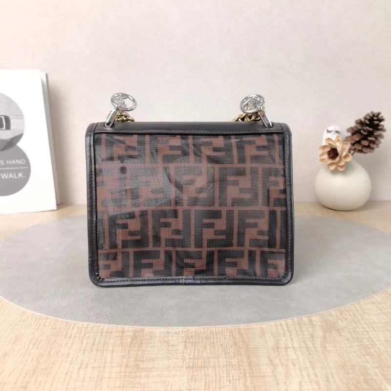 FENDI Shoulder Bag Kan IS houlder Bag Brown Calfskin One Size19 × 9 × 15.5 cm — cover view 6 of 6