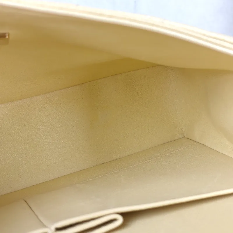 Chanel Crossbody Bag Classic Flap CF Yellow Grained Calfskin Small 23 × 6 × 14.5 cm — detail view 12 of 13