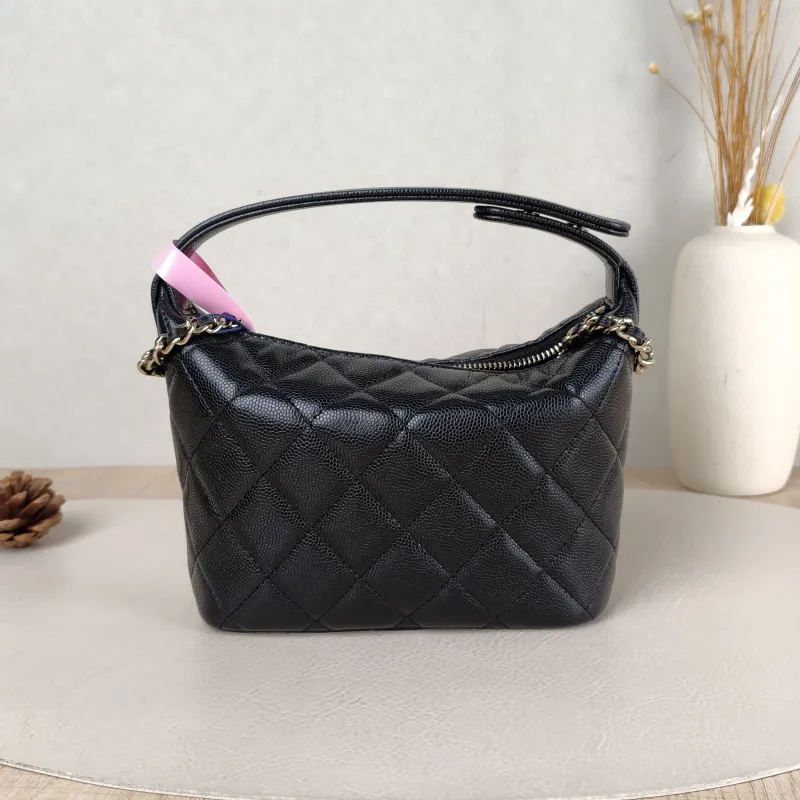 Chanel Crossbody Bag Crossbody Bag Black Grained Calfskin 16 × 6 × 13 cm — cover view 2 of 5