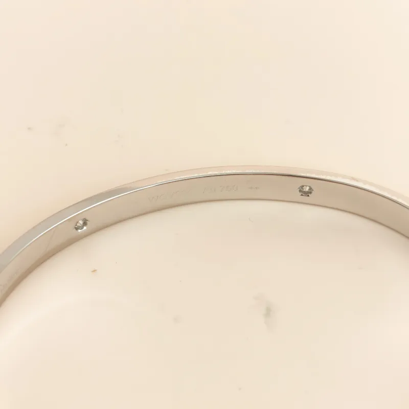 CARTIER Bangle Love Collection Bangle White Gold Diamond18KW hite Gold Medium Edition 20 — cover view 5 of 7