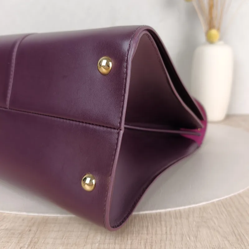 DELVAUX Top Handle Bag Brillant Calfskin Medium 29 × 15 × 22 cm — detail view 3 of 17
