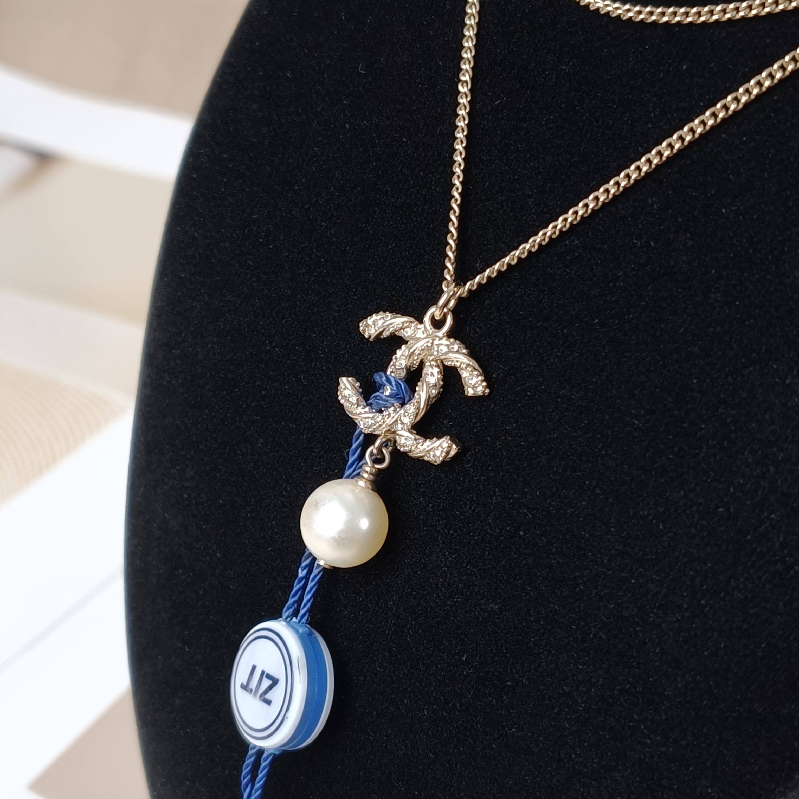 Chanel Necklace Necklace Gold One Size60cm One Size — cover view 9 of 9