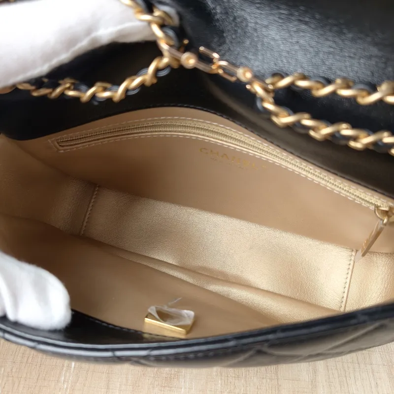 Chanel Shoulder Bag Editioncf Black Lambskin One Size 24 × 7 × 14.5 cm — detail view 7 of 13