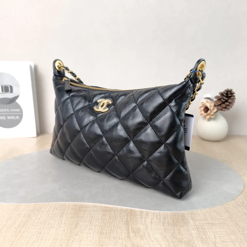 Chanel Shoulder Bag 25s hobo Black Lambskin 32 × 4 × 18 cm — cover view 4 of 6