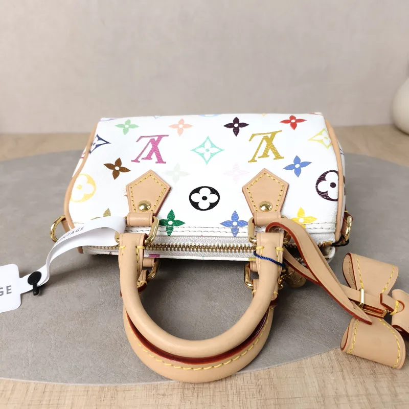 Louis Vuitton Crossbody Bag Speedy Nano Multicolore PVC nano 16 × 7.5 × 10 cm — detail view 11 of 14