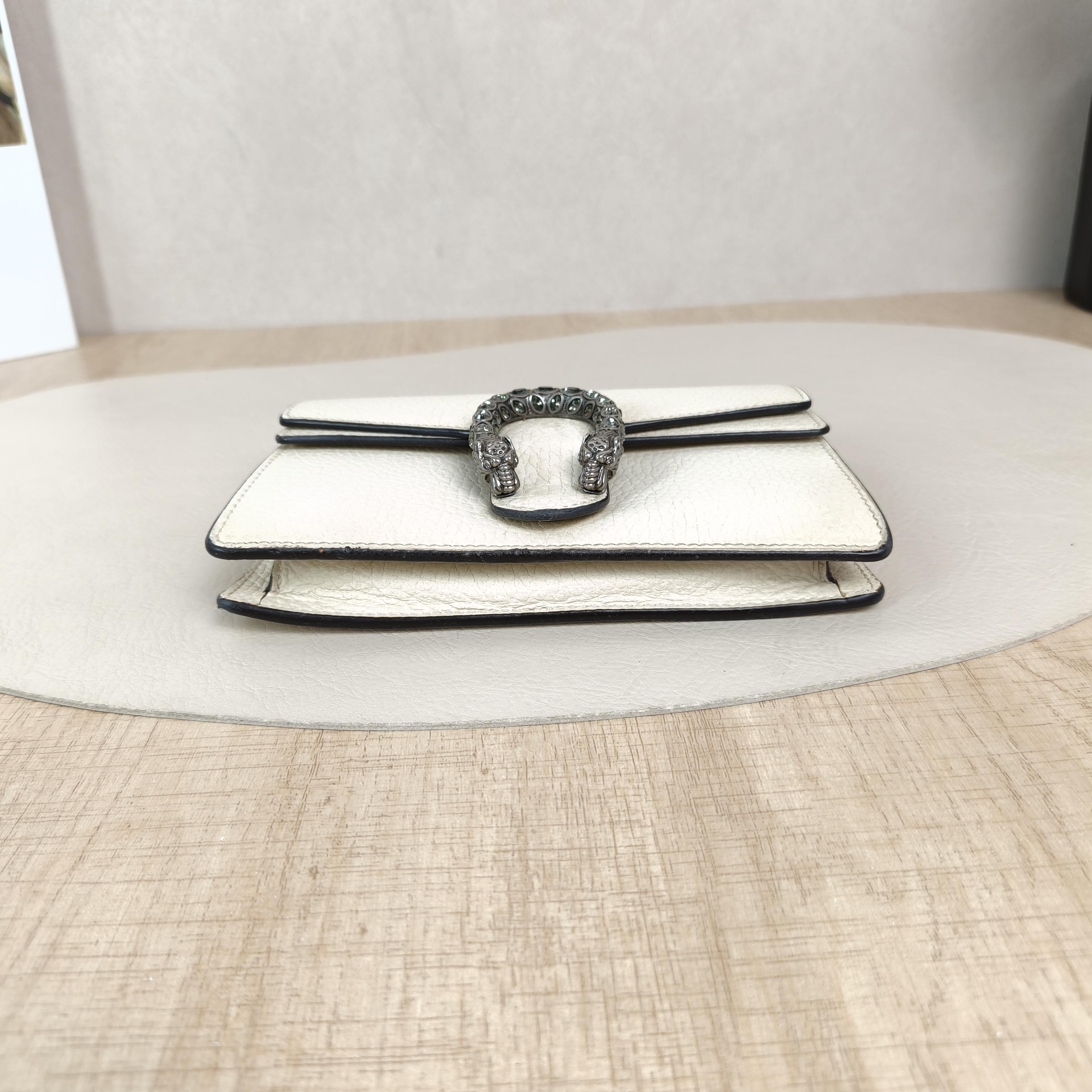 GUCCI Crossbody Bag Dionysus White Calfskinmini16.5 × 4.5 × 10 cm — cover view 4 of 5
