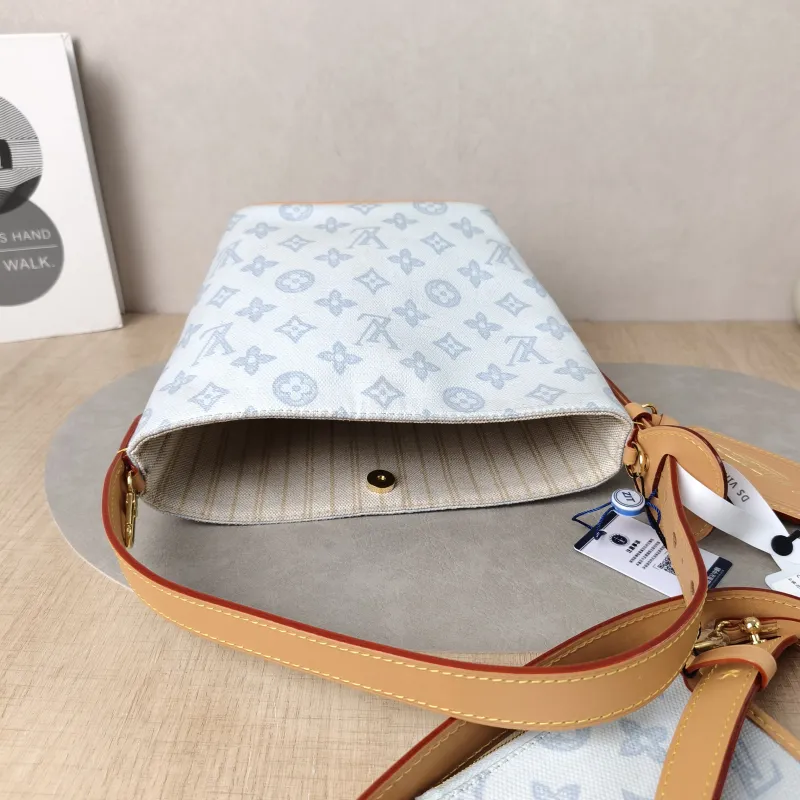 Louis Vuitton Top Handle Bag ALL IN BB Blue PVC BB 16 × 12 × 18 cm — detail view 7 of 14