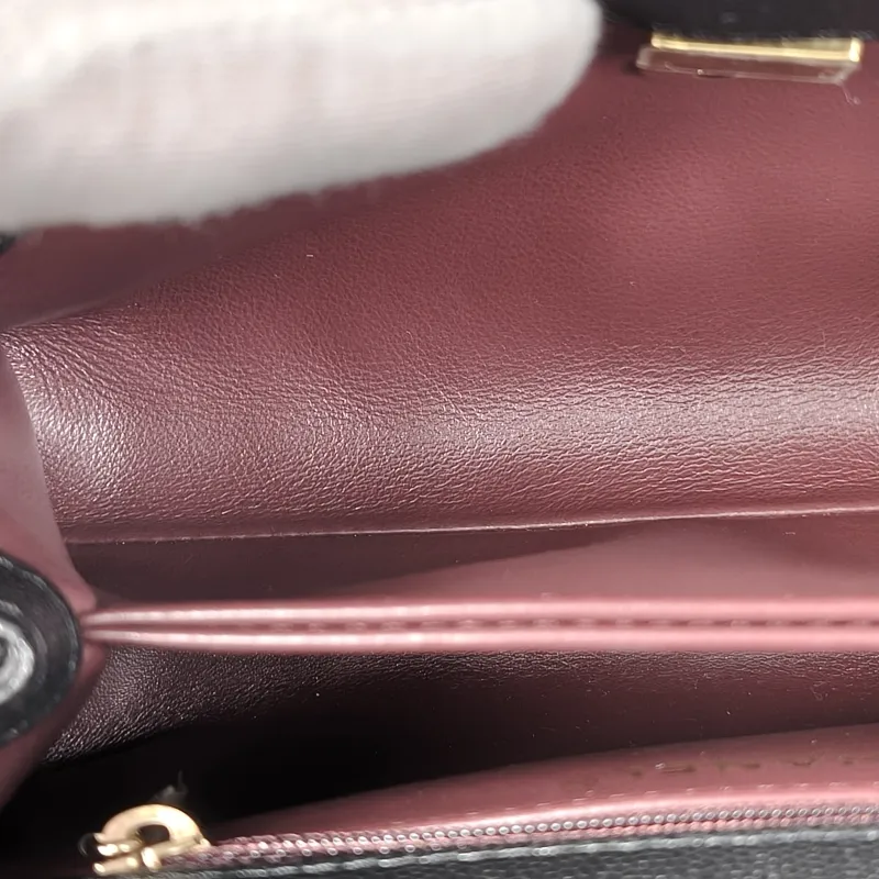 Chanel Top Handle Bag Coco Handle​Black Grained Calfskin Small24 × 10 × 14 cm — detail view 7 of 13