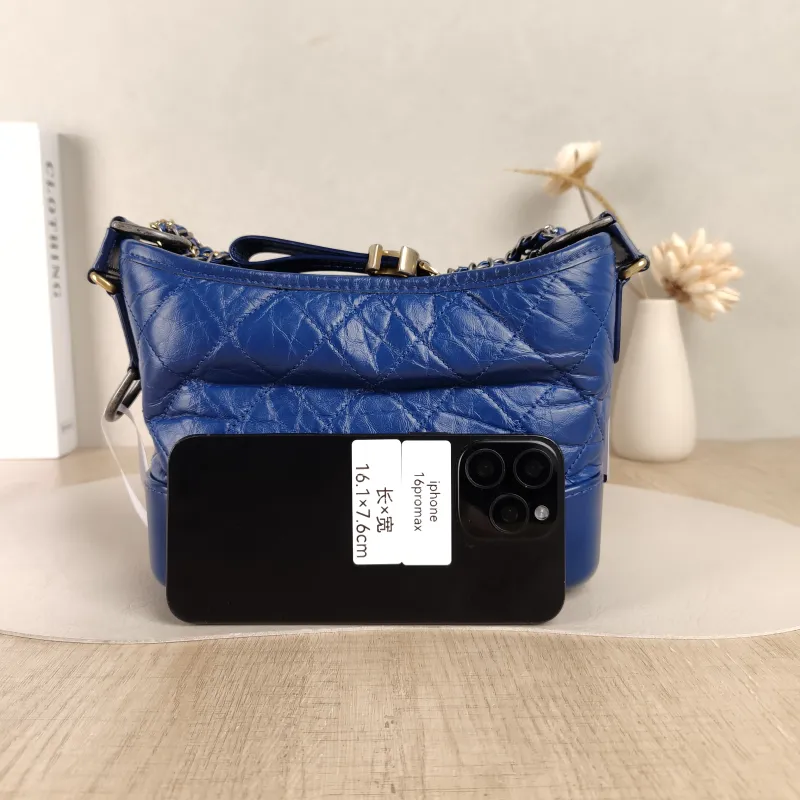 Chanel Crossbody Bag Gabrielle Gabrielle Bag Blue Calfskin Small20 × 8 × 15 cm — cover view 5 of 5