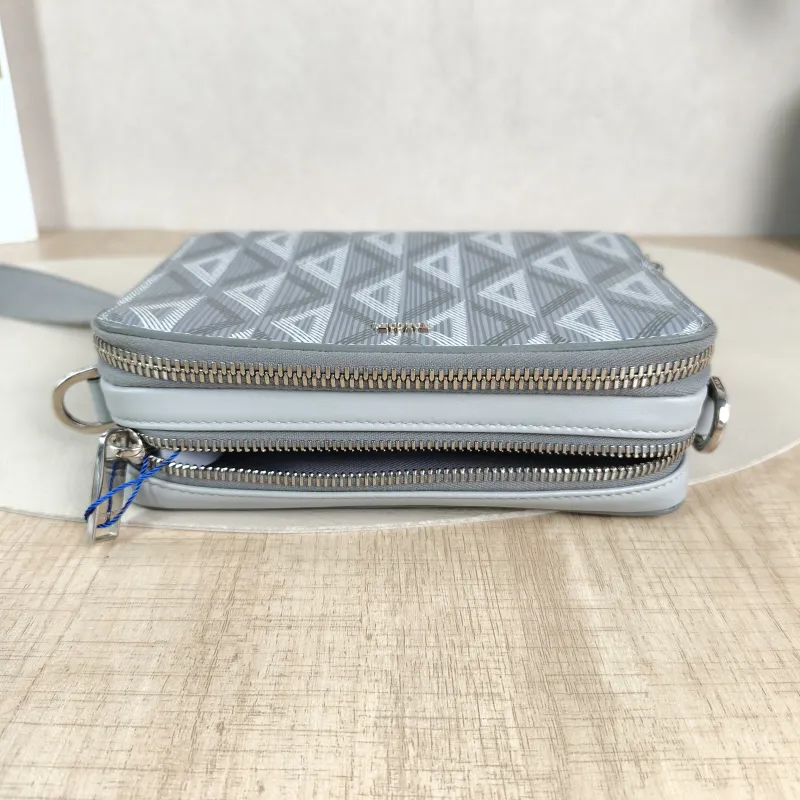 DIOR Shoulder Bag Messenger Bag Shoulder Bag Grey PVC One Size17 × 5 × 12.5 cm — detail view 11 of 12