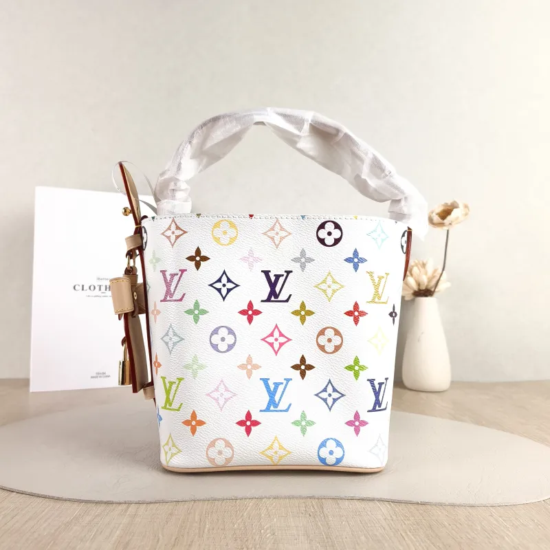 Louis Vuitton Top Handle Bag ALL IN BB Multicolore PVC BB 16 × 12 × 18 cm — detail view 11 of 11