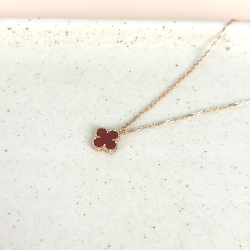 Van Cleef & Arpels Necklace Alhambra 18KR ose Gold Sweet Mini39cm — cover view 8 of 8