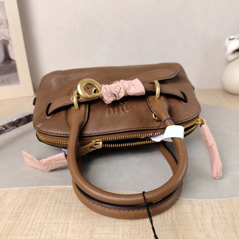 Miumiu Top Handle Bag Aventure Top Handle Bag SL ambskin Mini 21 × 8 × 13.2 cm — detail view 6 of 12