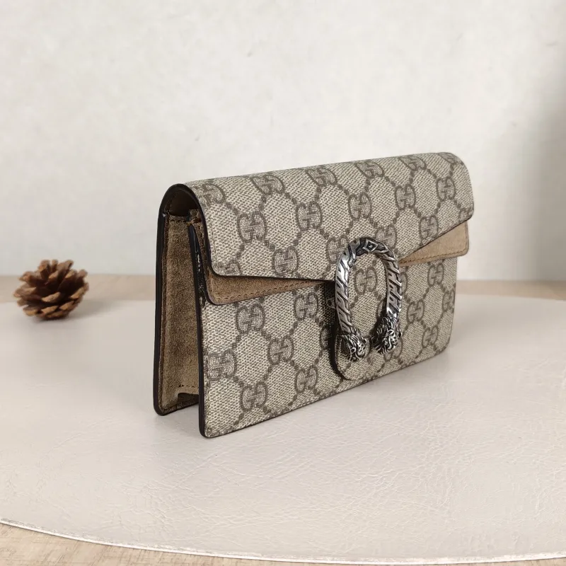 GUCCI Crossbody Bag Dionysus Monogram PV Cmini16.5 × 4.5 × 10 cm — cover view 4 of 5