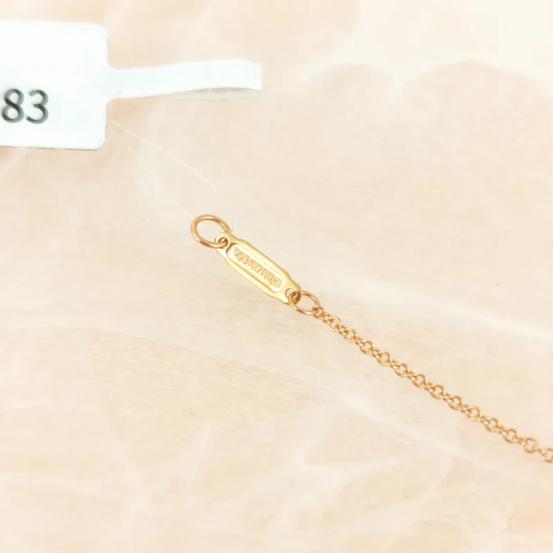 Tiffany&Co. Necklace Elsa Peretti Collection Open Heart Necklace Gold 18k One Size 45cm โ cover view 5 of 9