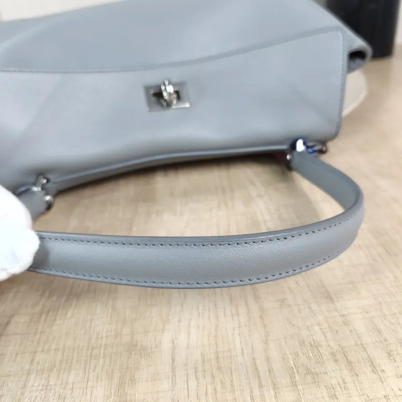 BALENCIAGA Crossbody Bag RODEO Grey Calfskin Small 27 × 10 × 20 cm — detail view 10 of 12