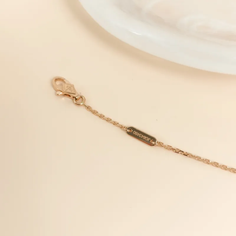 Van Cleef & Arpels Necklace Alhambra 18KR ose Gold Sweet Mini40cm — cover view 6 of 9