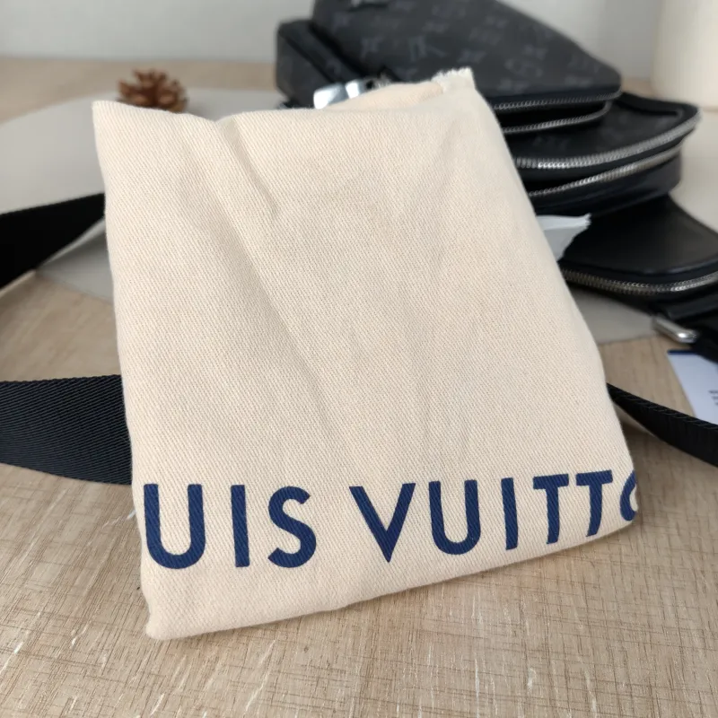 Louis Vuitton Shoulder Bag Avenue Shoulder Bag Black Monogram PVC One Size 15.5 × 7.5 × 25 cm — detail view 8 of 10
