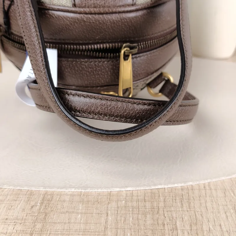 GUCCI Top Handle Bag Ophidia Top Handle Bag Monogram PVC Mini 16 × 16 × 16 cm — detail view 9 of 12