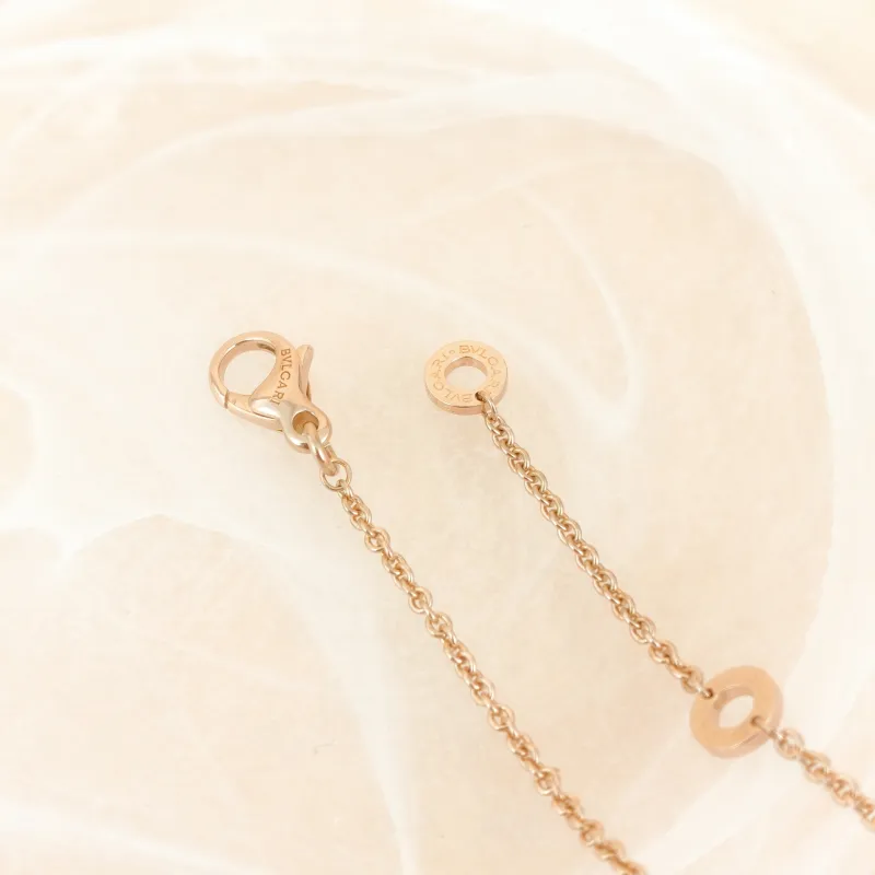 Bvlgari Necklace B.ZERO1Collection White Pavé Diamond Rose Gold Rose Gold 18KR ose Gold One Size 44cm — cover view 6 of 7