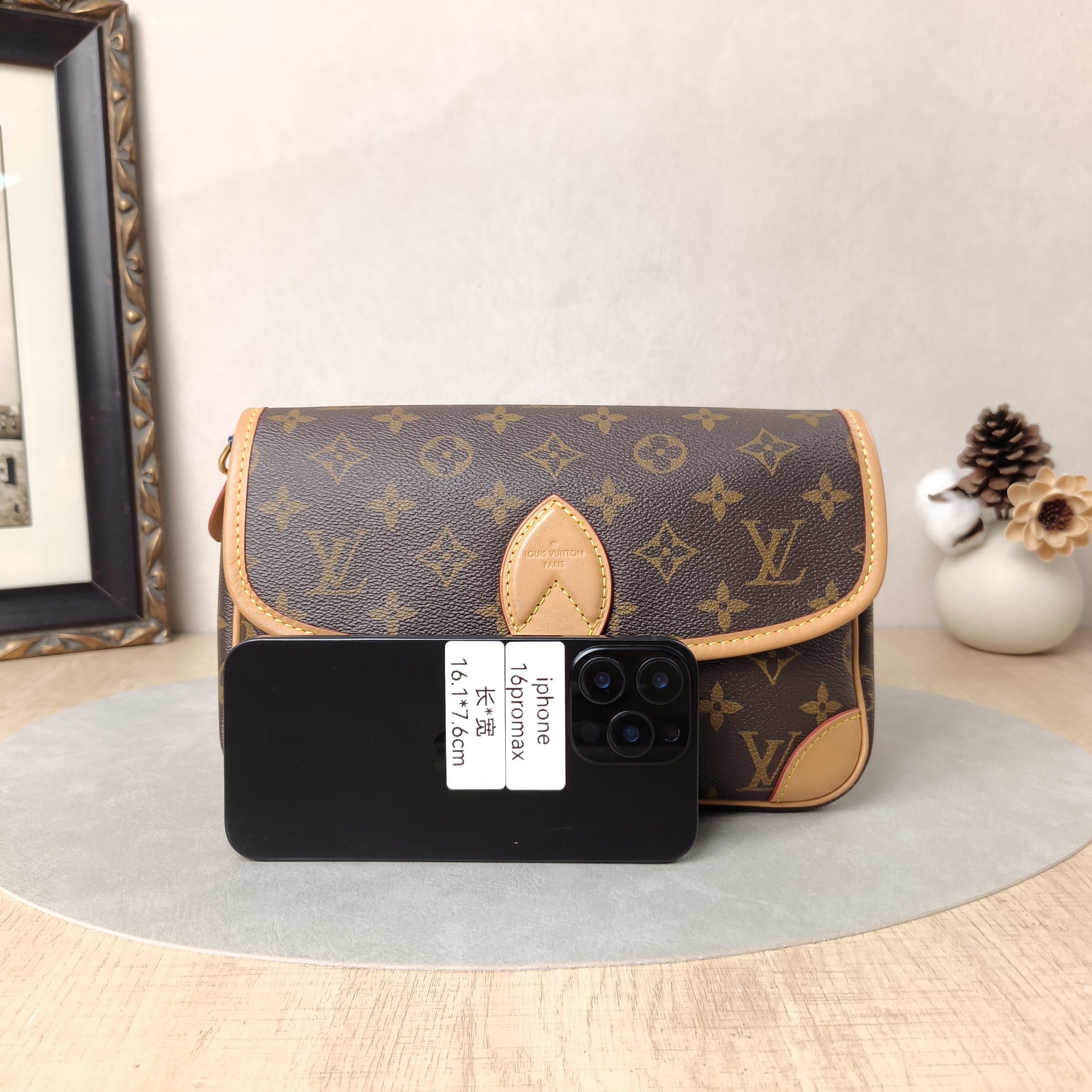 Louis Vuitton Crossbody Bag Diane Baguette Bag Shoulder Strap PVC24 × 9 × 15 cm — cover view 3 of 5