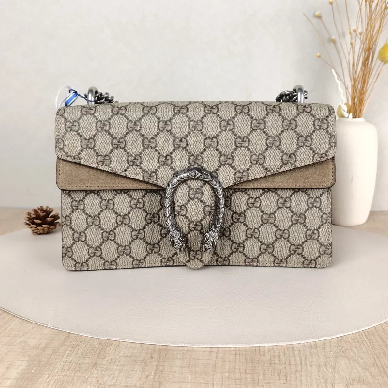 GUCCI Shoulder Bag Dionysus Monogram PVC Medium28 × 9 × 17 cm