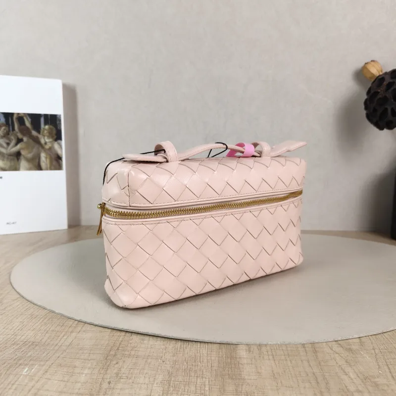 Bottega Veneta Crossbody Bag Bang Bang Cosmetic Bag Pink Calfskin 22 × 5.5 × 12.5 cm — cover view 2 of 5