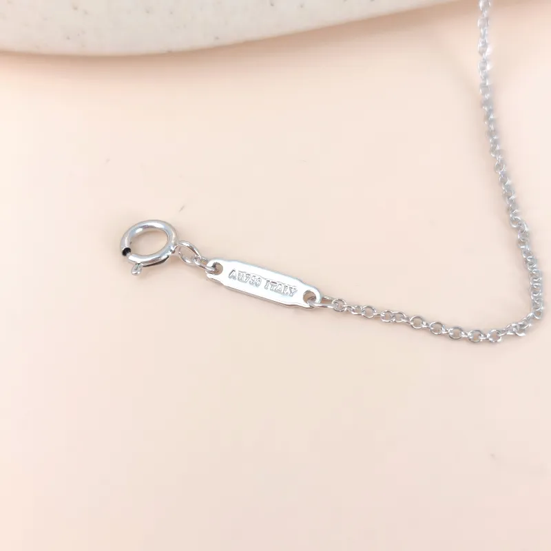 Tiffany&Co. Necklace TC ollection Smile Necklace White Gold Diamondmini44.5cm — cover view 6 of 8