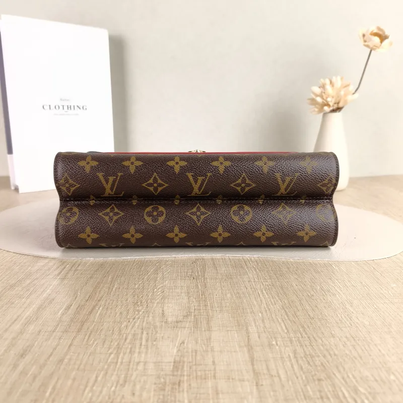 Louis Vuitton Crossbody Bag VICTOIRE Red Monogram PVC One Size 27 × 10 × 17 cm — cover view 4 of 5