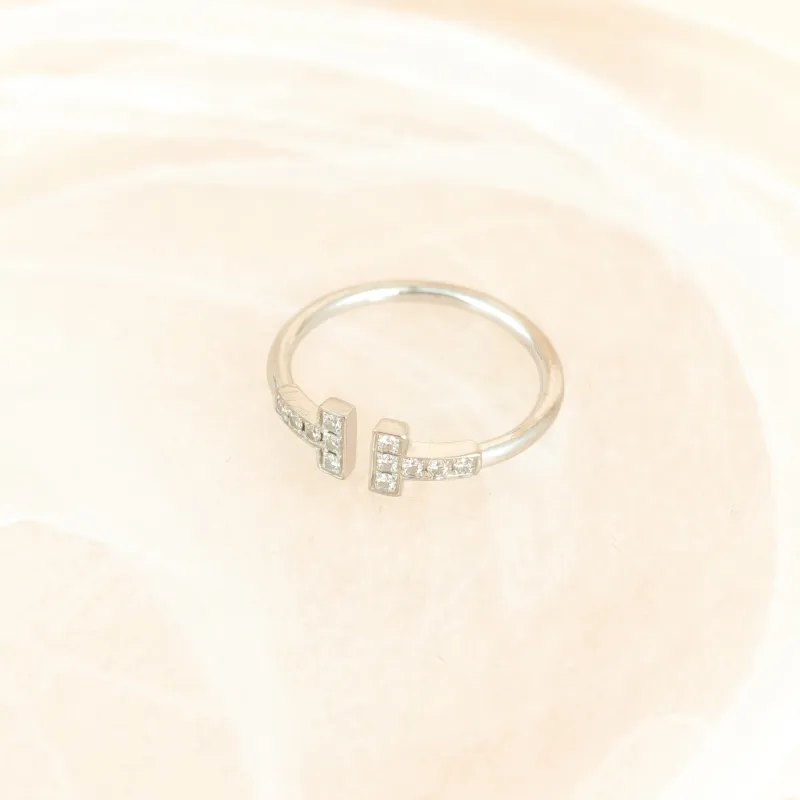 Tiffany&Co. Ring TC ollection 18KW hite Gold Diamond 18KW hite Gold Diamond One Size 54 — cover view 6 of 8