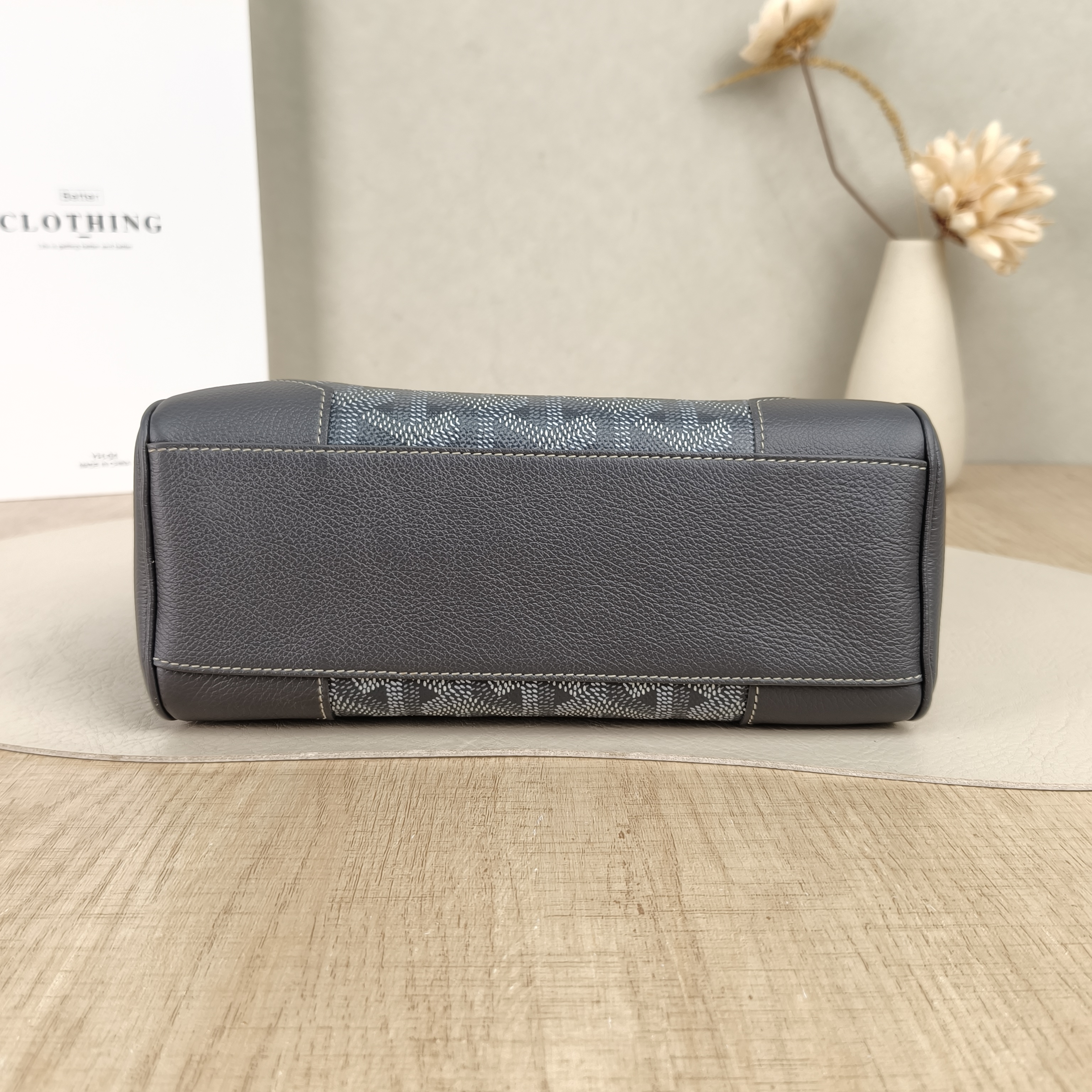 GOYARD Crossbody Bag Saïgon Grey PV Cmini20 × 7.5 × 15 cm — cover view 5 of 5