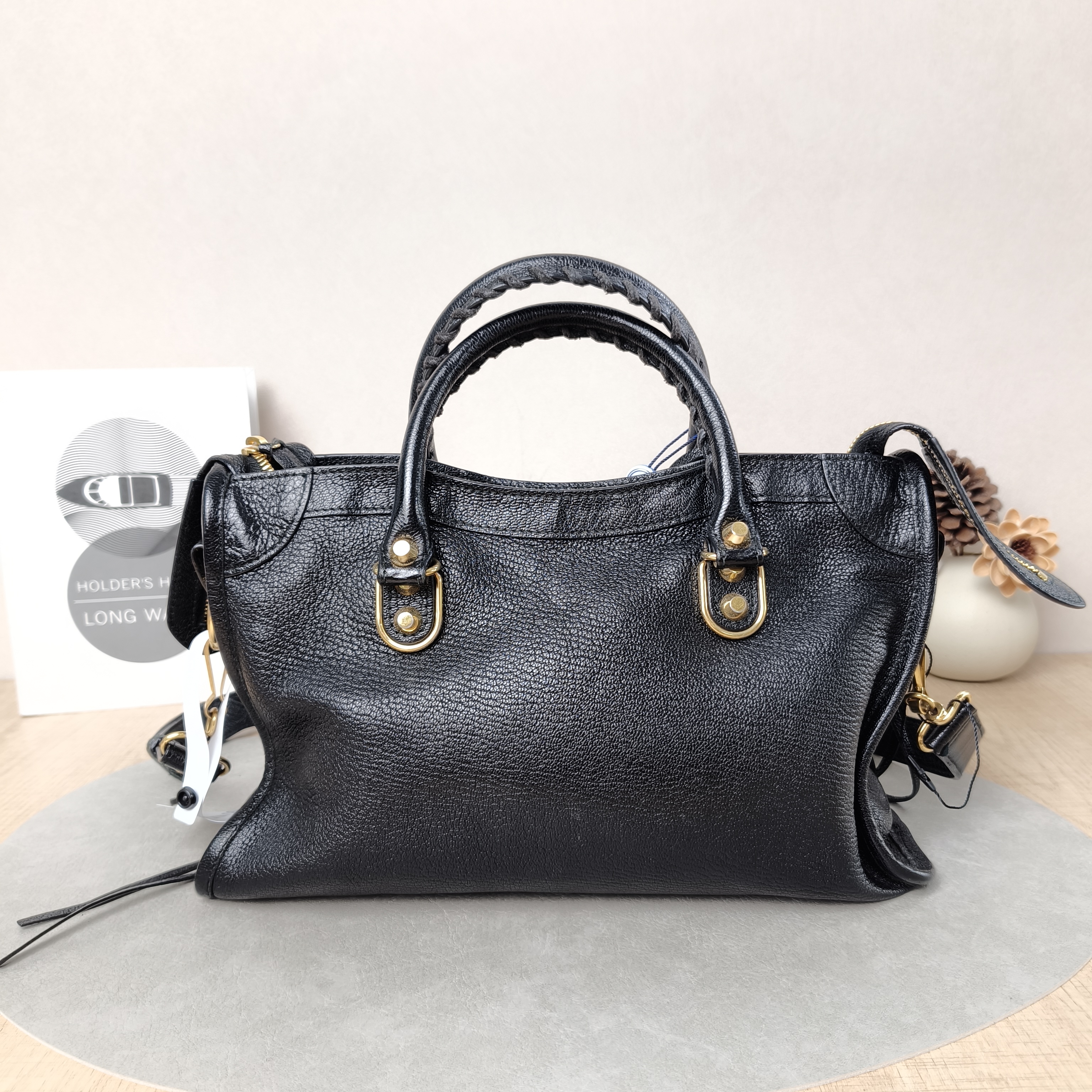 BALENCIAGA Crossbody Bag Classic City Black SL ambskin Small30 × 10 × 21 cm — cover view 3 of 6