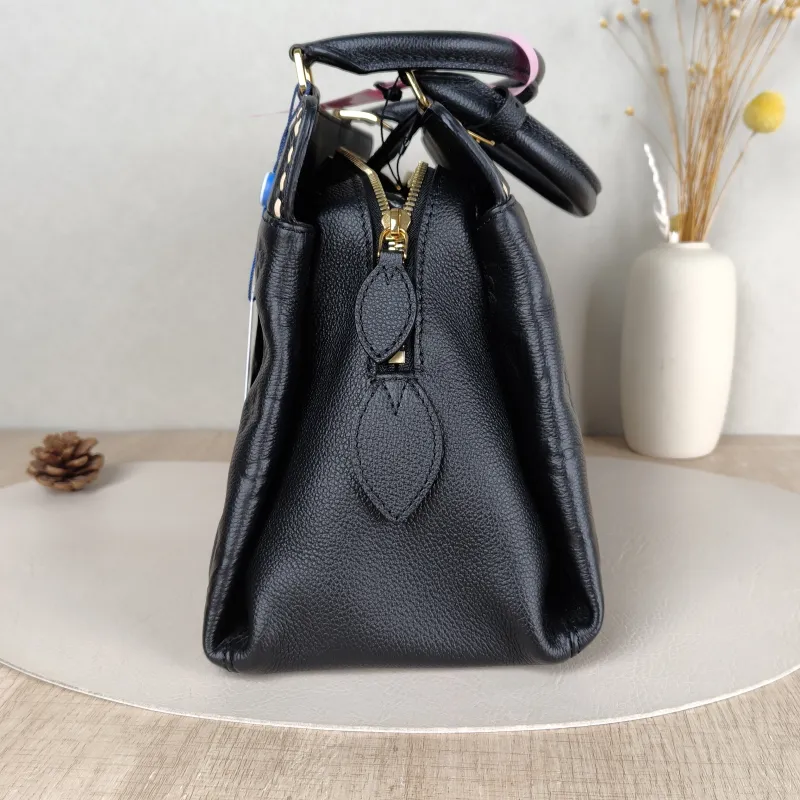 Louis Vuitton Top Handle Bag VOSGES Top Handle Crossbody Bag Black Calfskin One Size 35 × 13 × 22 cm — detail view 8 of 12