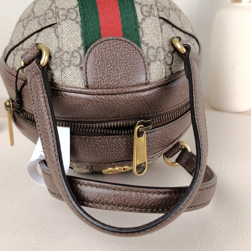 GUCCI Top Handle Bag Ophidia Top Handle Bag Monogram PVC Mini 16 × 16 × 16 cm — detail view 5 of 12