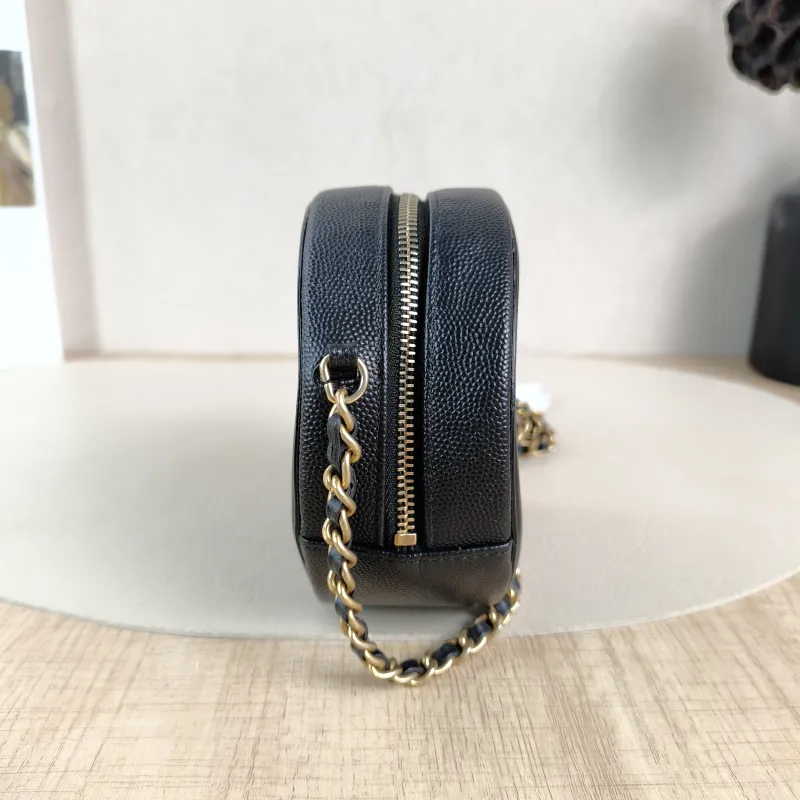 Chanel Crossbody Bag19bag c Black Grained Calfskin One Size12 × 4.5 × 12 cm — detail view 9 of 12