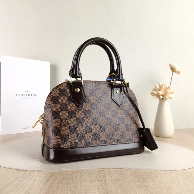 Louis Vuitton Crossbody Bag Alma BB Brown PVC BB 23.5 × 11.5 × 17.5 cm — cover view 4 of 5