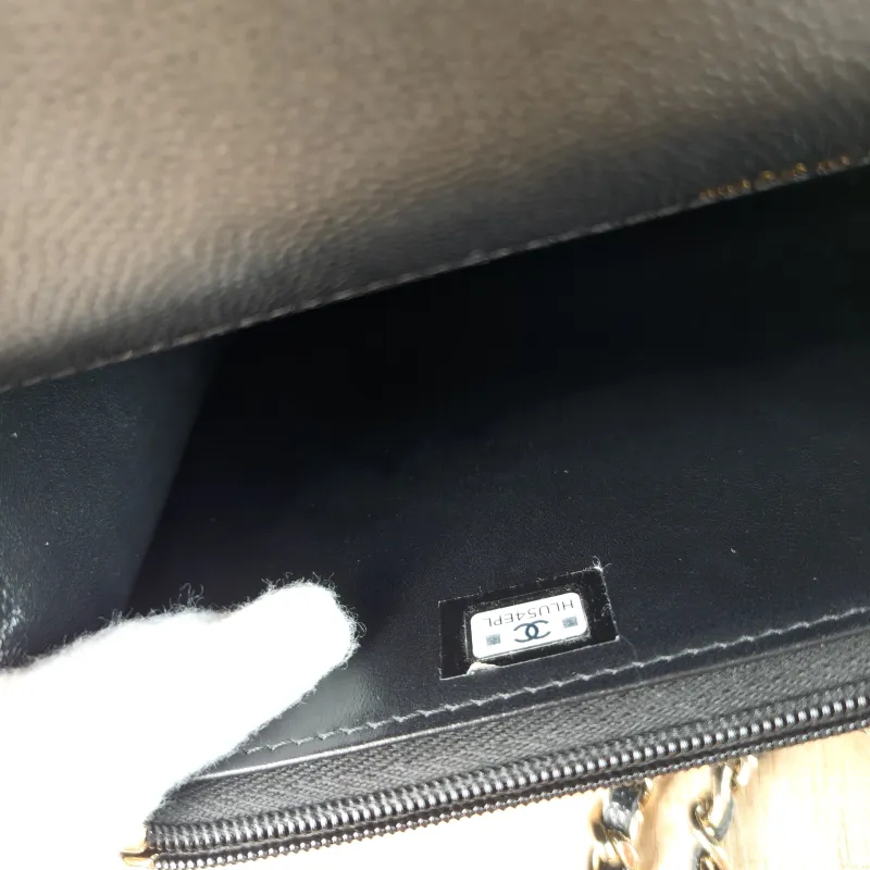 Chanel Backpack Backpack Black Grained Calfskin One Size 18.2 × 5 × 14 cm — detail view 6 of 12