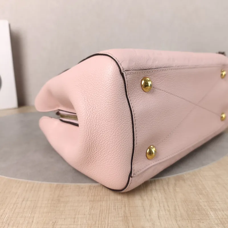 Louis Vuitton Top Handle Bag Montaigne Pink Calfskin BB29 × 13 × 20 cm — detail view 8 of 14