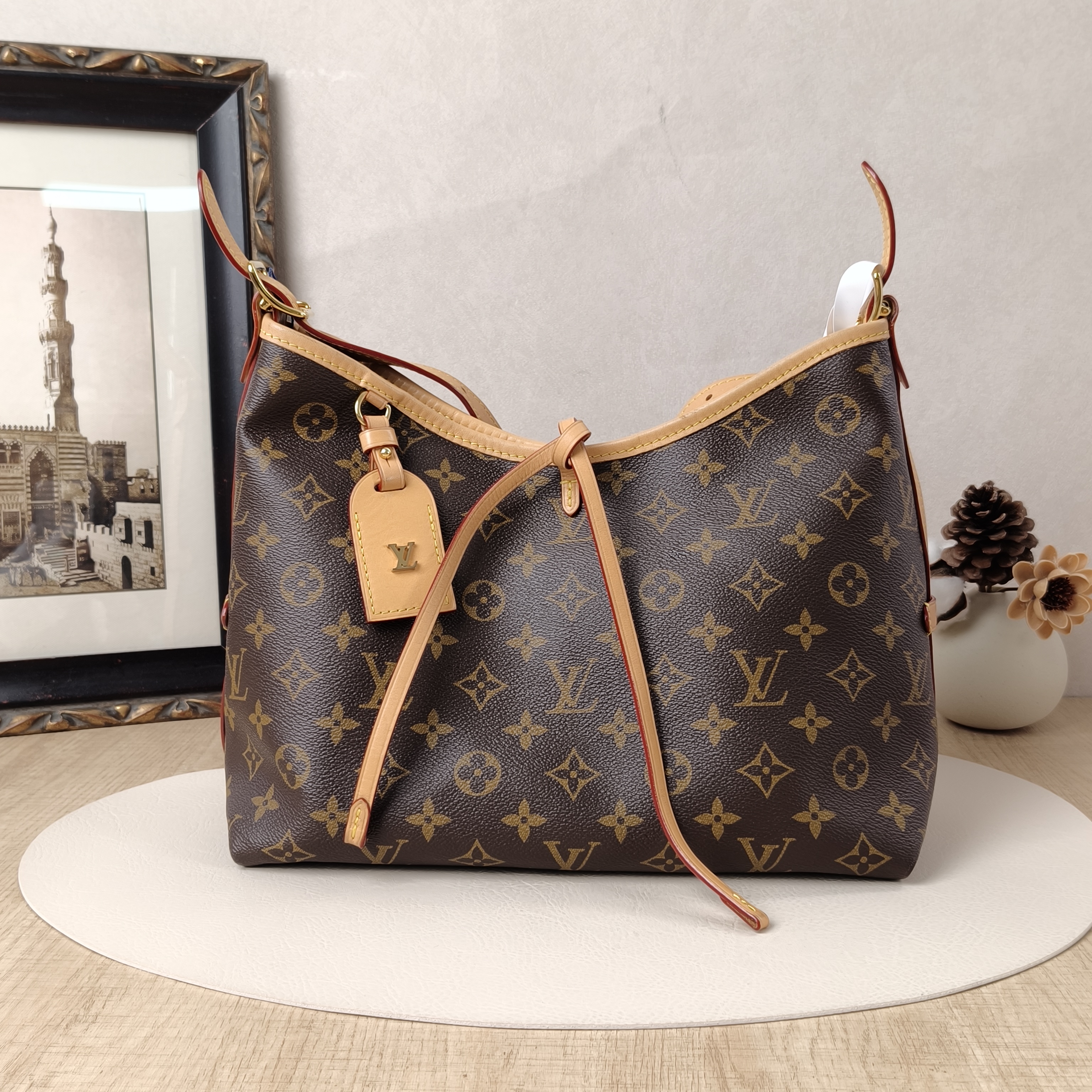 Louis Vuitton Crossbody Bag Carryall Monogram PVC Small29 × 12 × 24 cm
