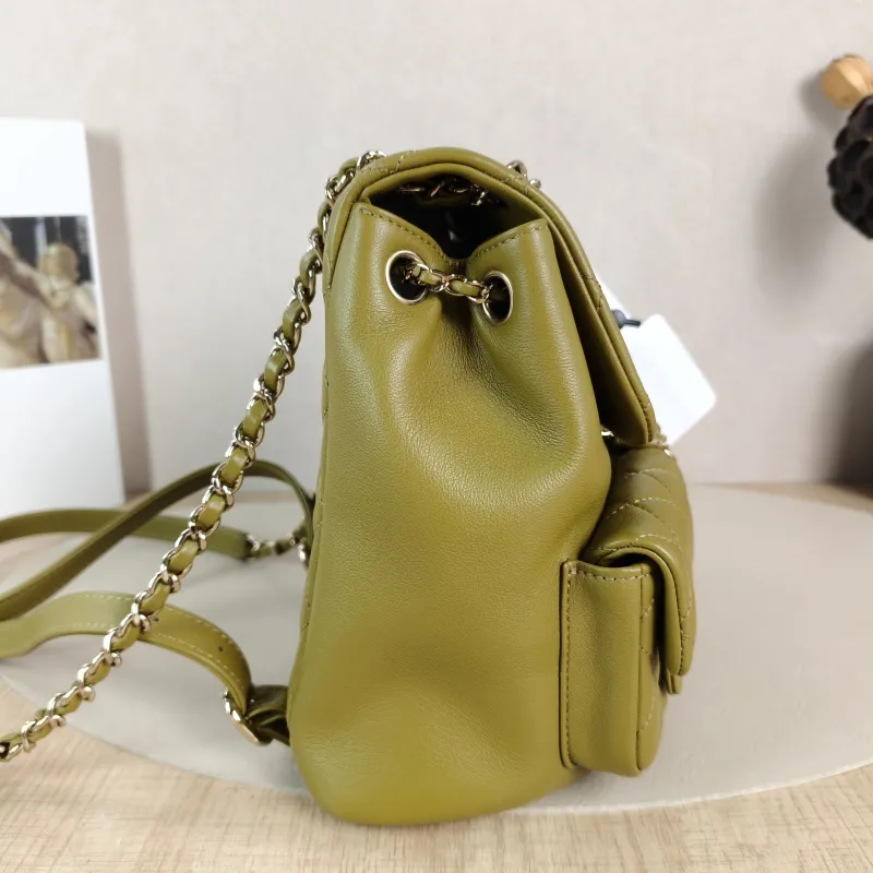 Chanel Backpack Duma Calfskin Medium 20.5 × 11.5 × 20 cm — detail view 11 of 12
