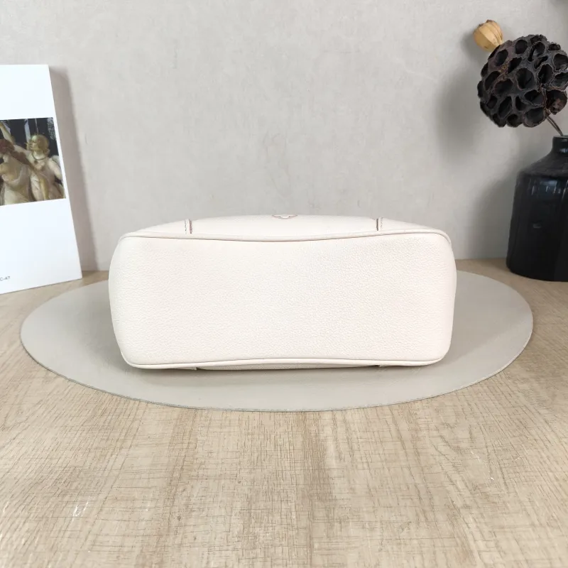 Louis Vuitton Crossbody Bag Boulogne Beige Monogram Empreinte Embossed Calfskin Small 26 × 9.5 × 16 cm — cover view 5 of 6