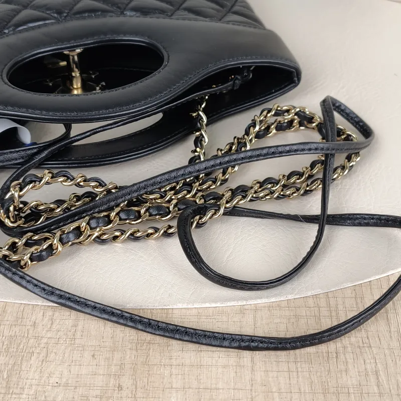 Chanel Crossbody Bag31Bag Black Waxed Leathermini23 × 5.5 × 22 cm — detail view 11 of 13