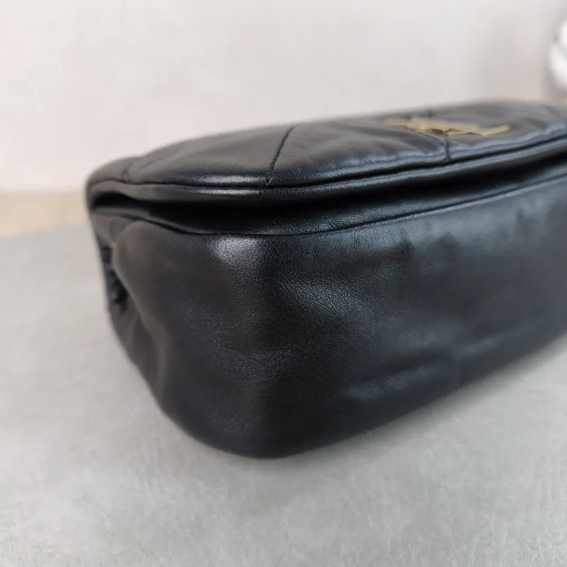SAINT LAURENT Crossbody Bag Jamie 4.3 Chain Bag Black SL ambskin Mini 20 × 7 × 12 cm — detail view 4 of 14