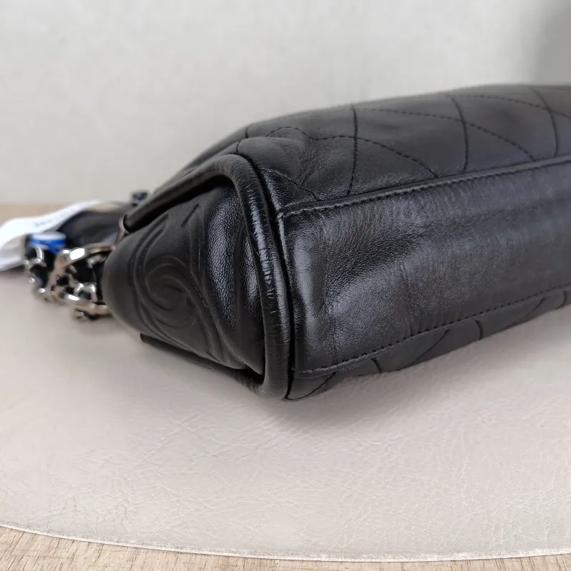 Chanel Crossbody Bag Hobo C Black Lambskin One Size 26 × 8 × 23 cm 10 — detail view 3 of 14
