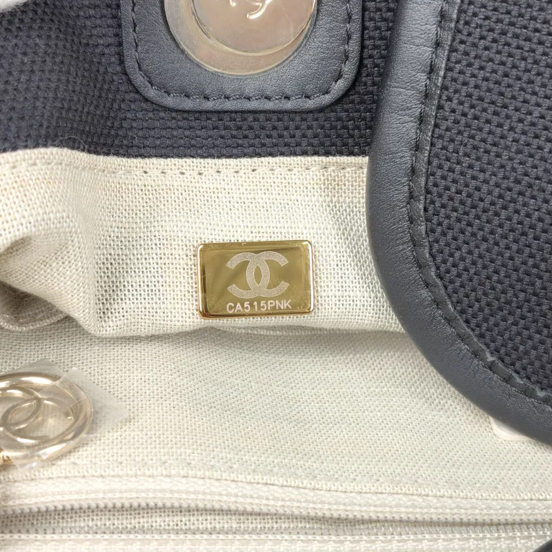 Chanel Shoulder Bag Black Canvas One Size 38 × 19 × 29 cm — detail view 13 of 15